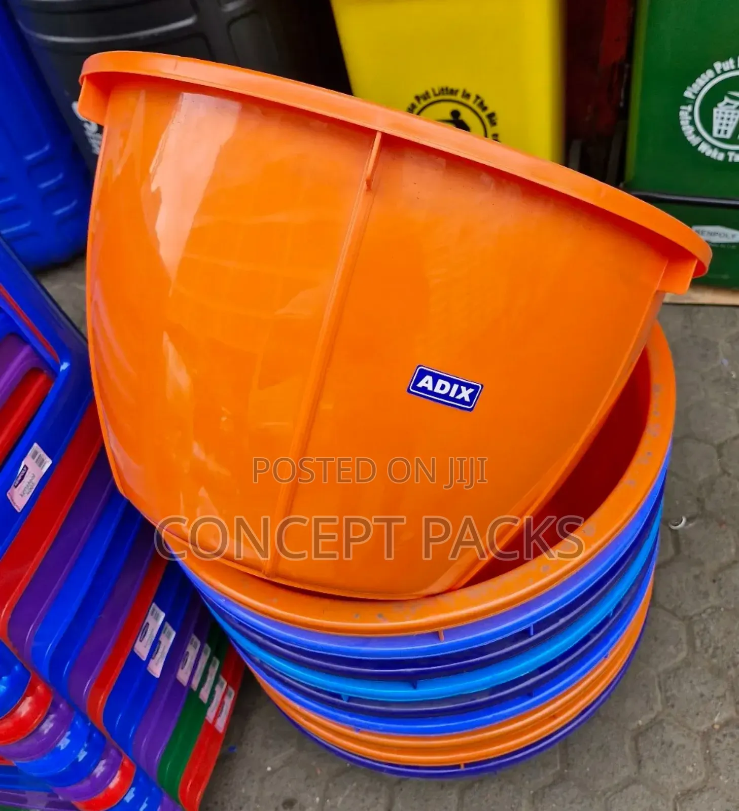 Jumbo Coloured Laundry Basins