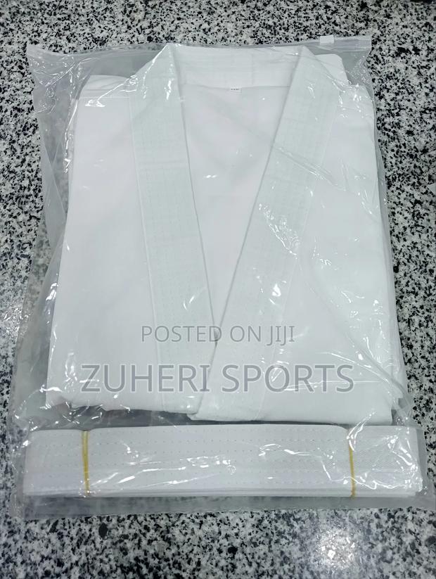 Karate Uniforms Kids to Adults Top Trouser and White Belt