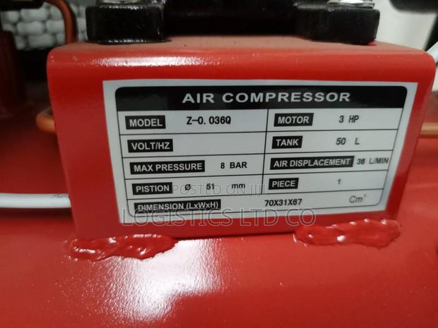 Pacwell 50l Petrol Air Compressor Double Piston - thumbnail 2