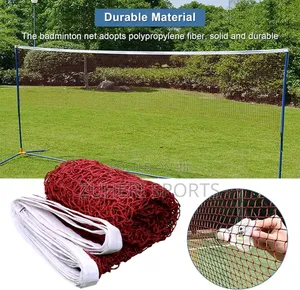 Badminton Net Heavy Duty Knotless, Foldable Competition STD