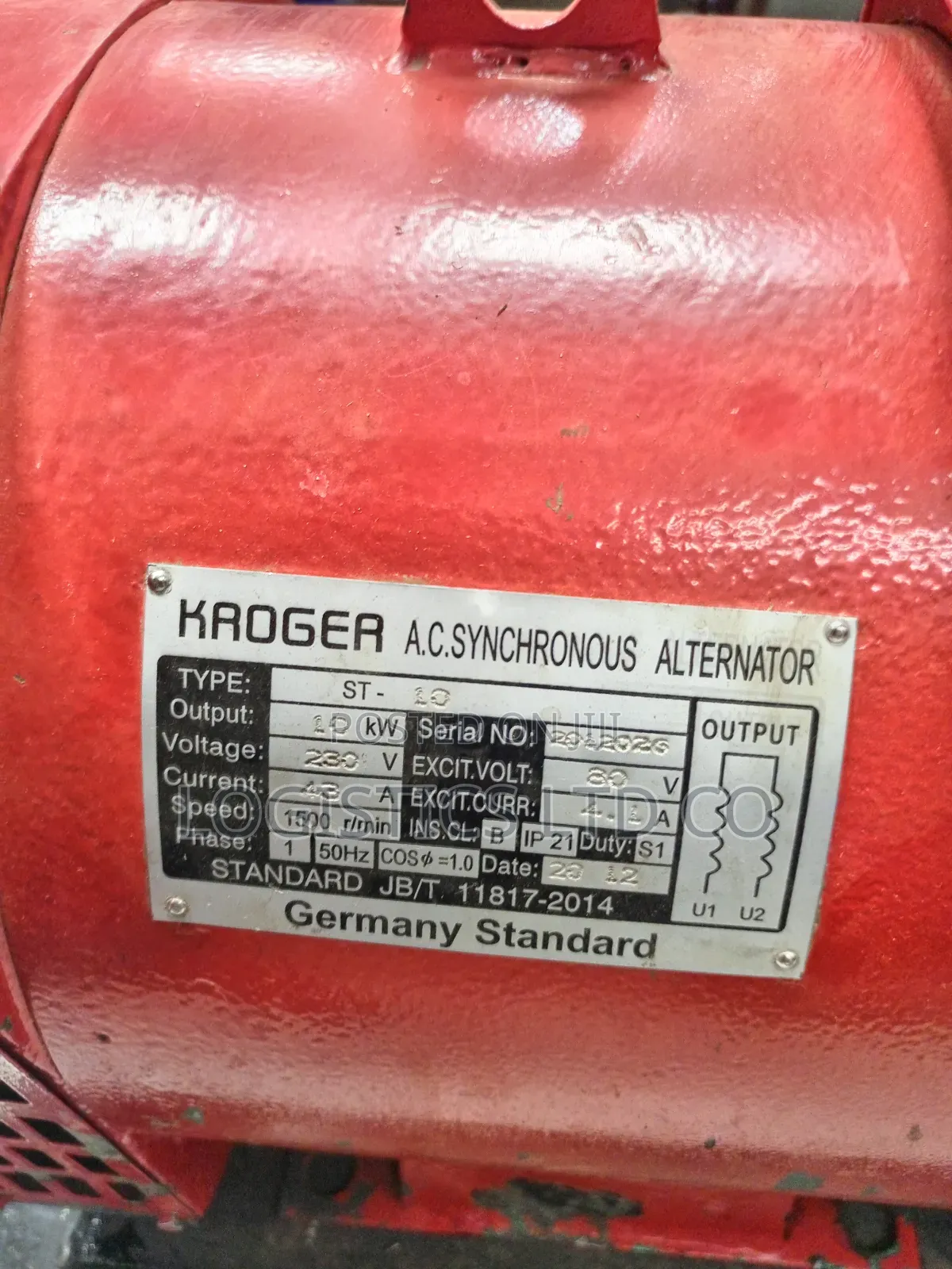 10KW Single/Three-Phase Generator Alternator for Diesel