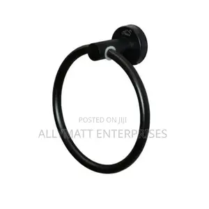 Black Towel Ring