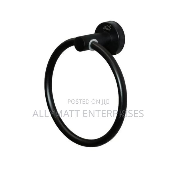 Black Towel Ring