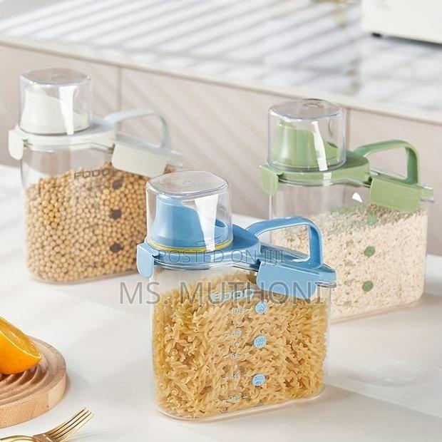 Acrylic Cereal /Food Storage Container - thumbnail 3