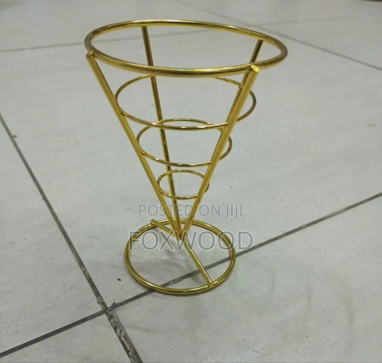Chips Basket Conical Gold
