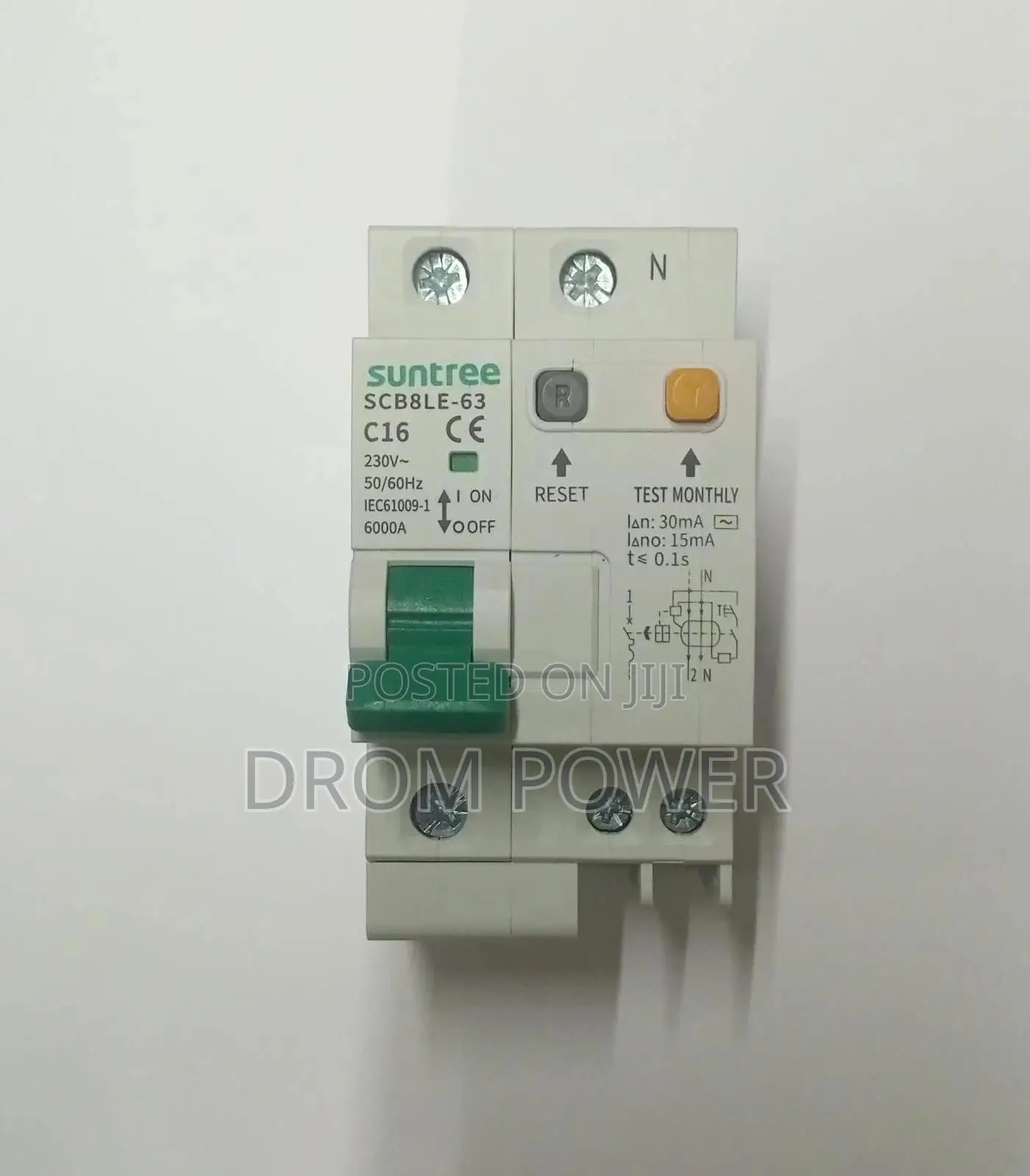 AC Breaker 2P+L 16A
