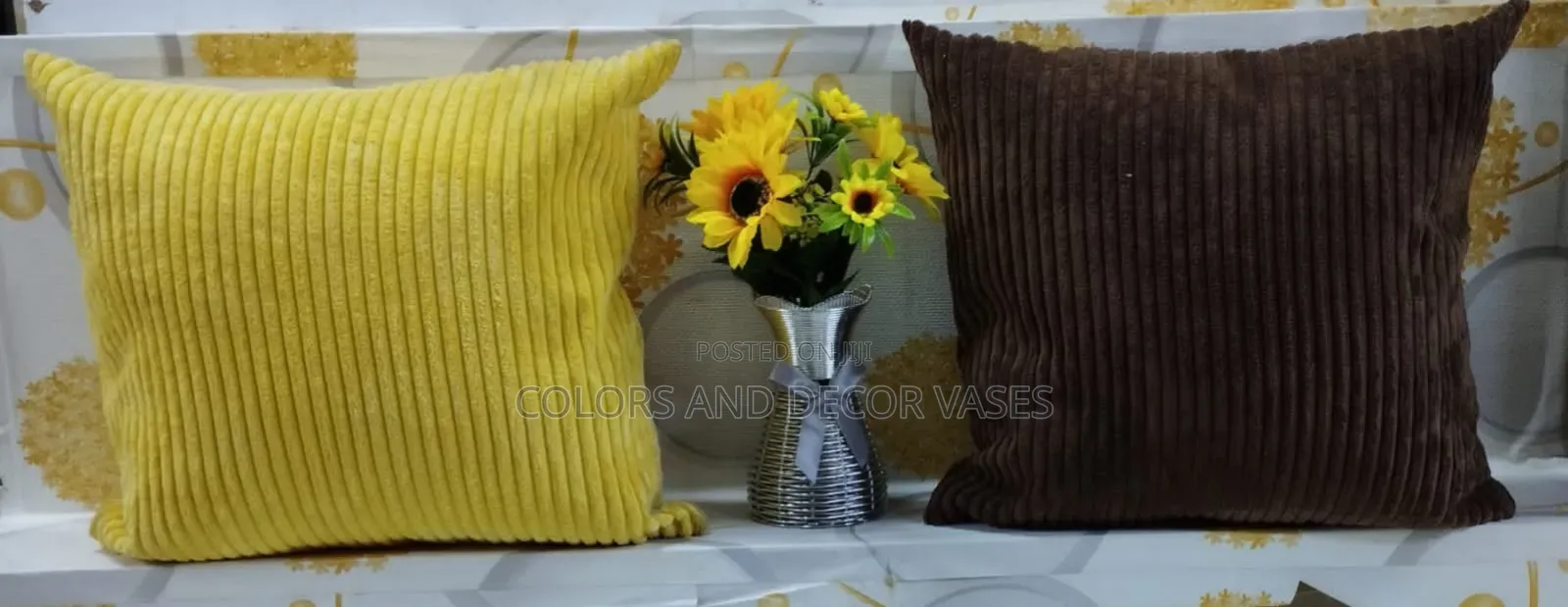 Black Yellow Theme Covers 2 Sets