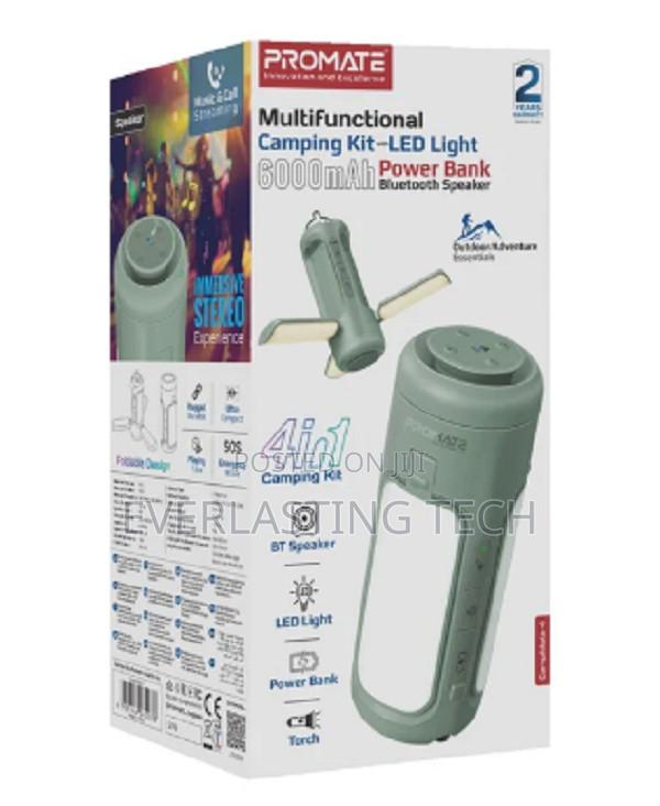 Promate 4-in-1 Multifunctional Camping Kit With LED Light 60 - thumbnail 3