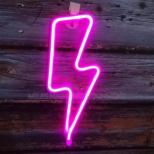 Thunder Bolt Neon Sign USB Powered - main view