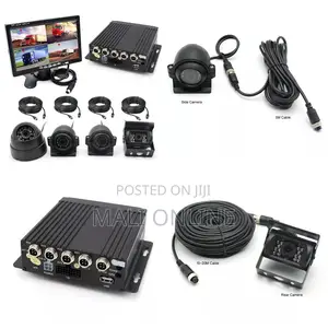 4CH Car DVR Cameras With 7 Inch LCD Screen Monitor