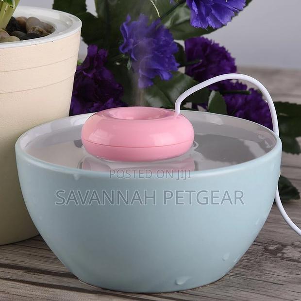 USB Donut Humidifier Mini Cute Mist Humidifier Floating Spa - thumbnail 2