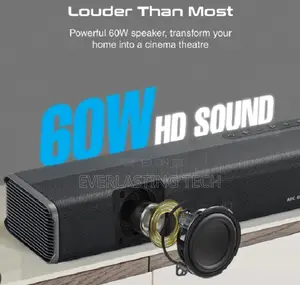 60W Bassboost Soundbar With Subwoofer