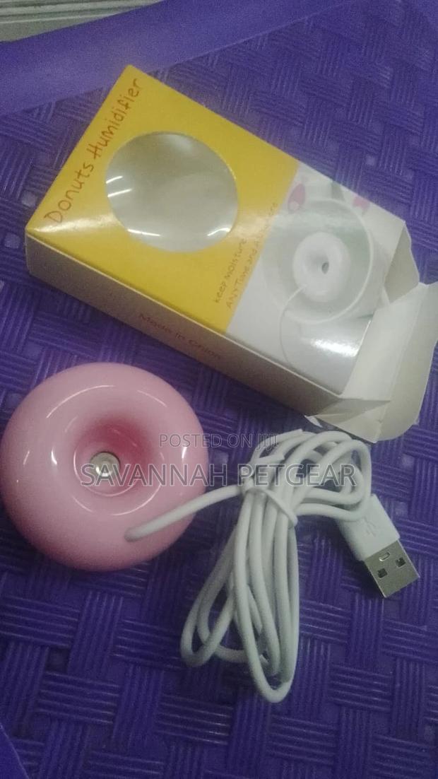 USB Donut Humidifier Mini Cute Mist Humidifier Floating Spa - thumbnail 3