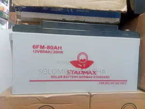 Starmax 6fm- 80ah 12V 20hr Solar Battery