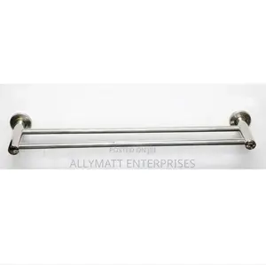 Silver Double Towel Rail