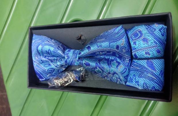 Ocean Blue Teal Blue Special Bowtie Sets. - thumbnail 2