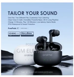 Oraimo Freepods 3C ENC Calling Noise Cancellation.