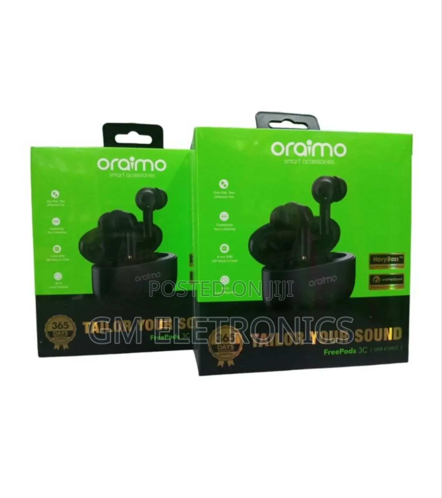 Oraimo Freepods 3C ENC Calling Noise Cancellation.