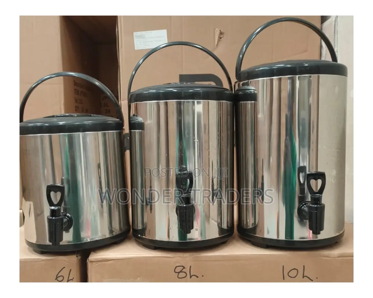 Jp 10 PCS Commercial Tea Urn Stainless Steel