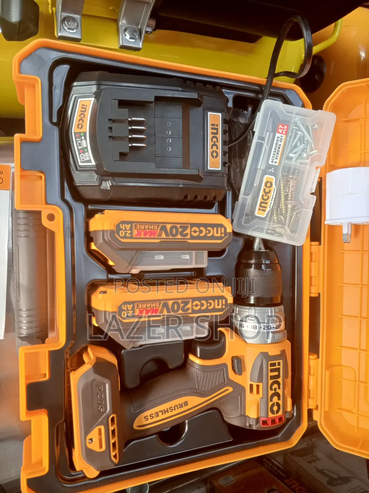 INGCO Brushless Cordless Impact Drill