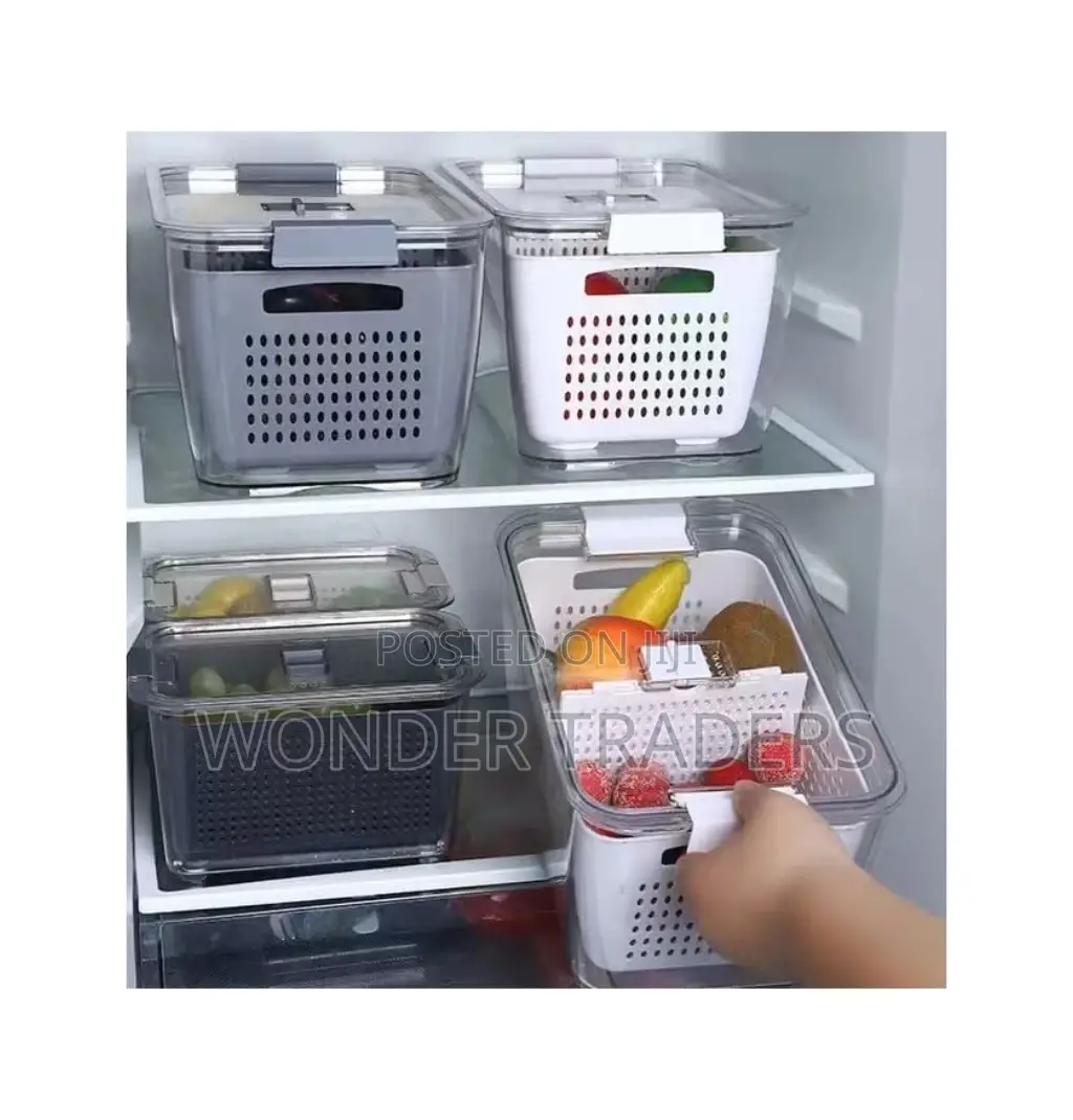 Luxear Fresh Food Storage Containers,Fridge Storage