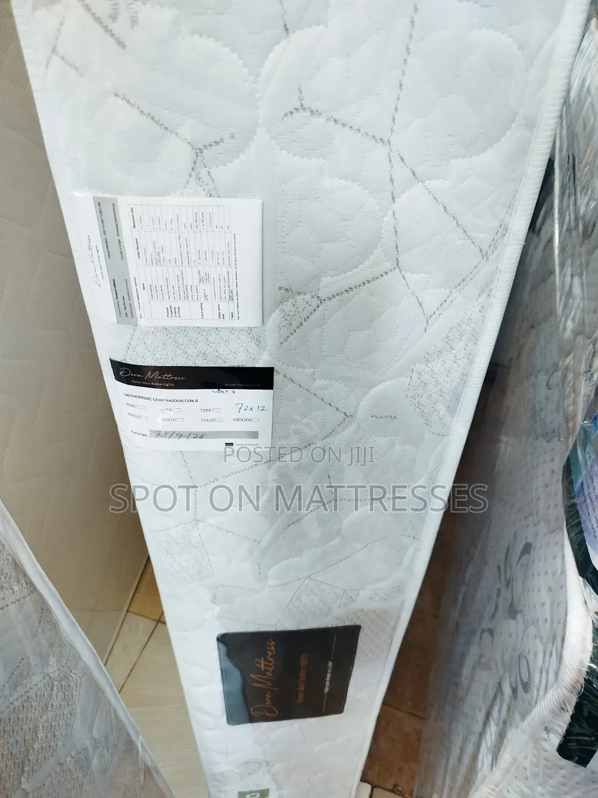 Crazy Offer! 5by6 12inch Orthopedic Spring Mattresses.