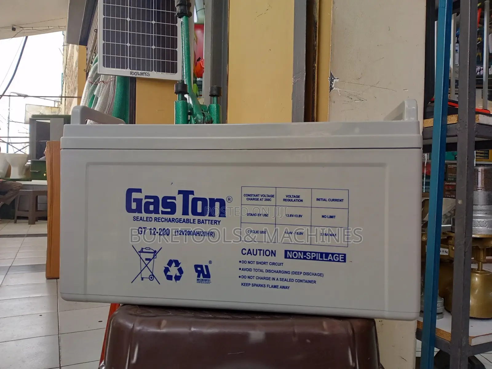 Gaston 200ah Free Maintanance Gel Battery