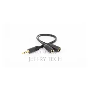 3.5mm Male Splits Two 3.5mm Female Headphone Audio Adapter C