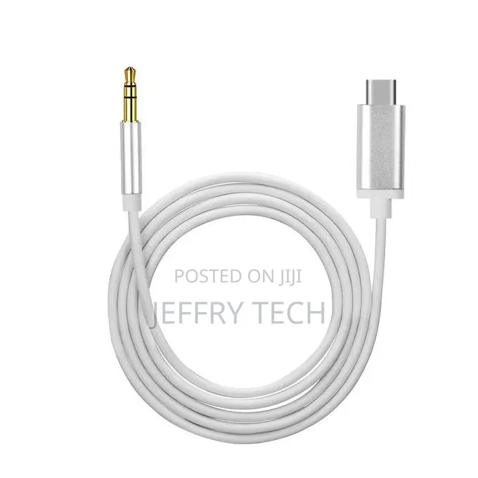 Male to Male Type-C to 3.5mm Aux Audio Adapter Car Stereo Sp