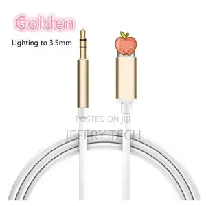 All Ios Syetem 1m Lightning to 3.5mm Audio Adapter Male Aux