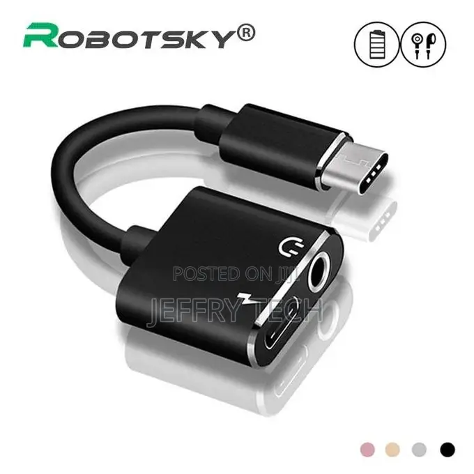 Type C to 3.5mm Earphone Jack Adapter for Leeco Le Max 2/Pr