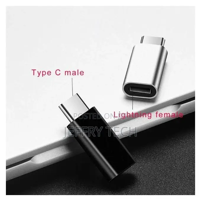 8 Pin for Lightning Female to Type C Male Adapter Converter