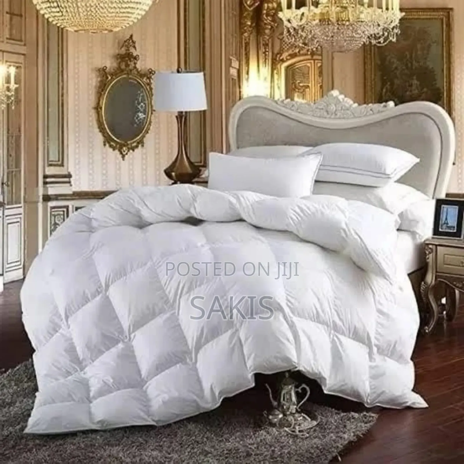 Queen Size (5*6) Pure White Cotton Duvets. Free Delivery