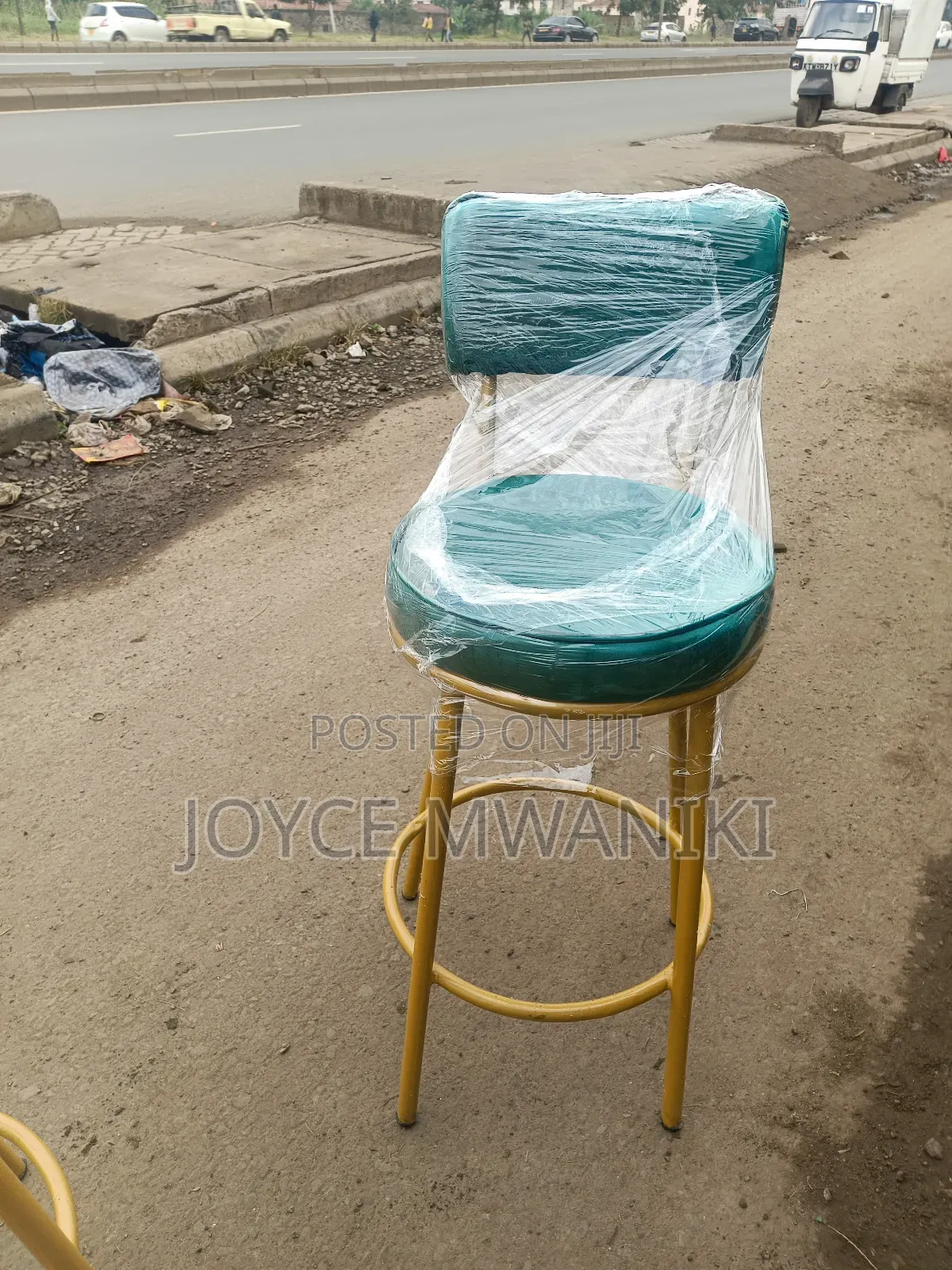 Counter Stool for Kitchen or Bar, Green