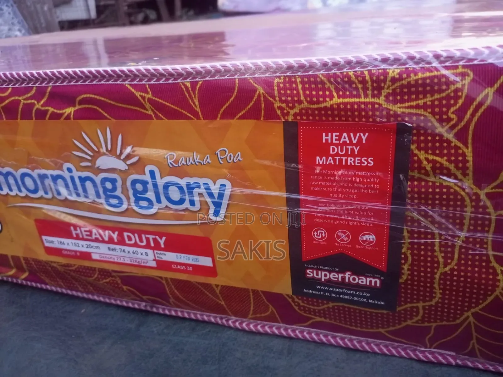 5 X 6 X 8 High Density Superfoam Mattresses. Free Delivery