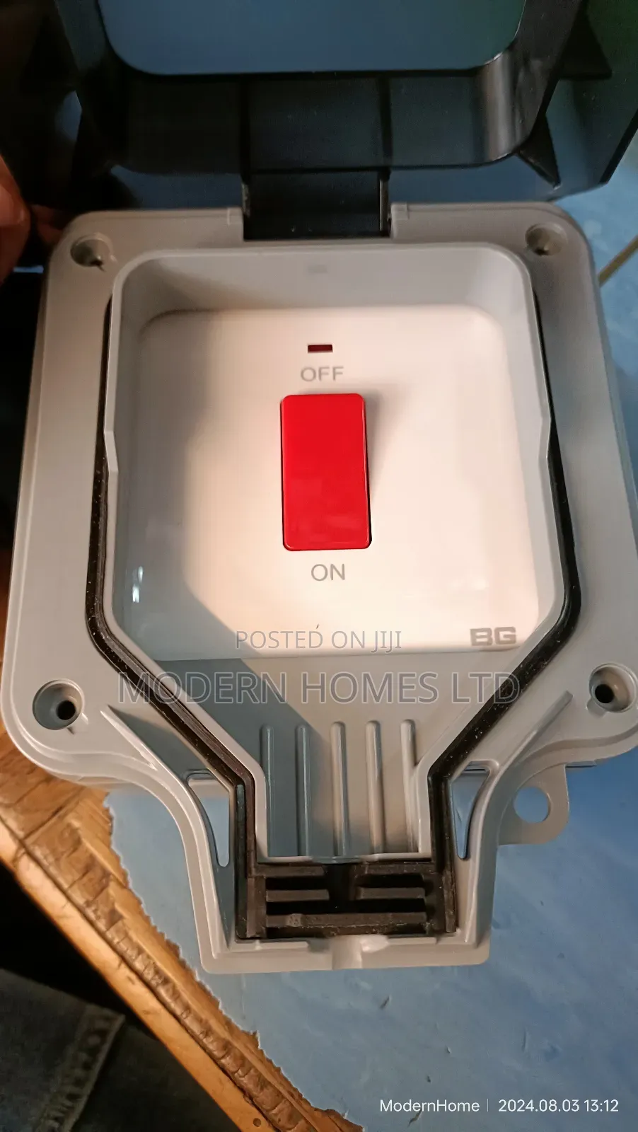 45A Waterproof DP Switch for Shower Heater