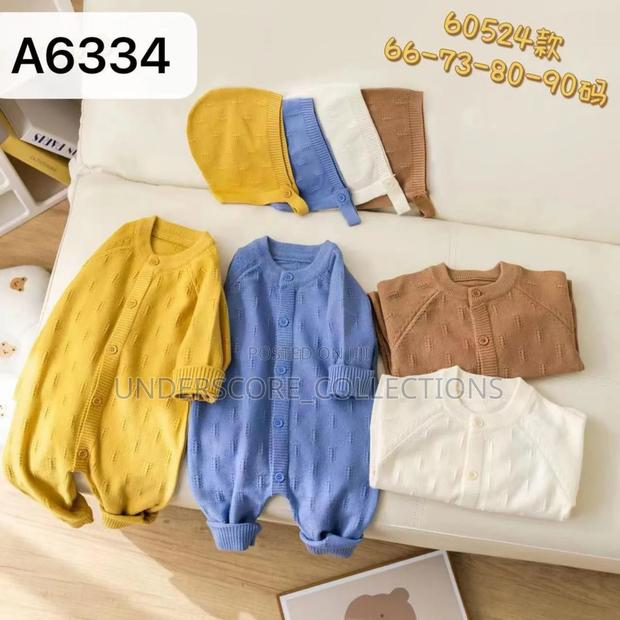 Newborn Unisex Sweater Rompers Age O Month to 1 Yr - thumbnail 4