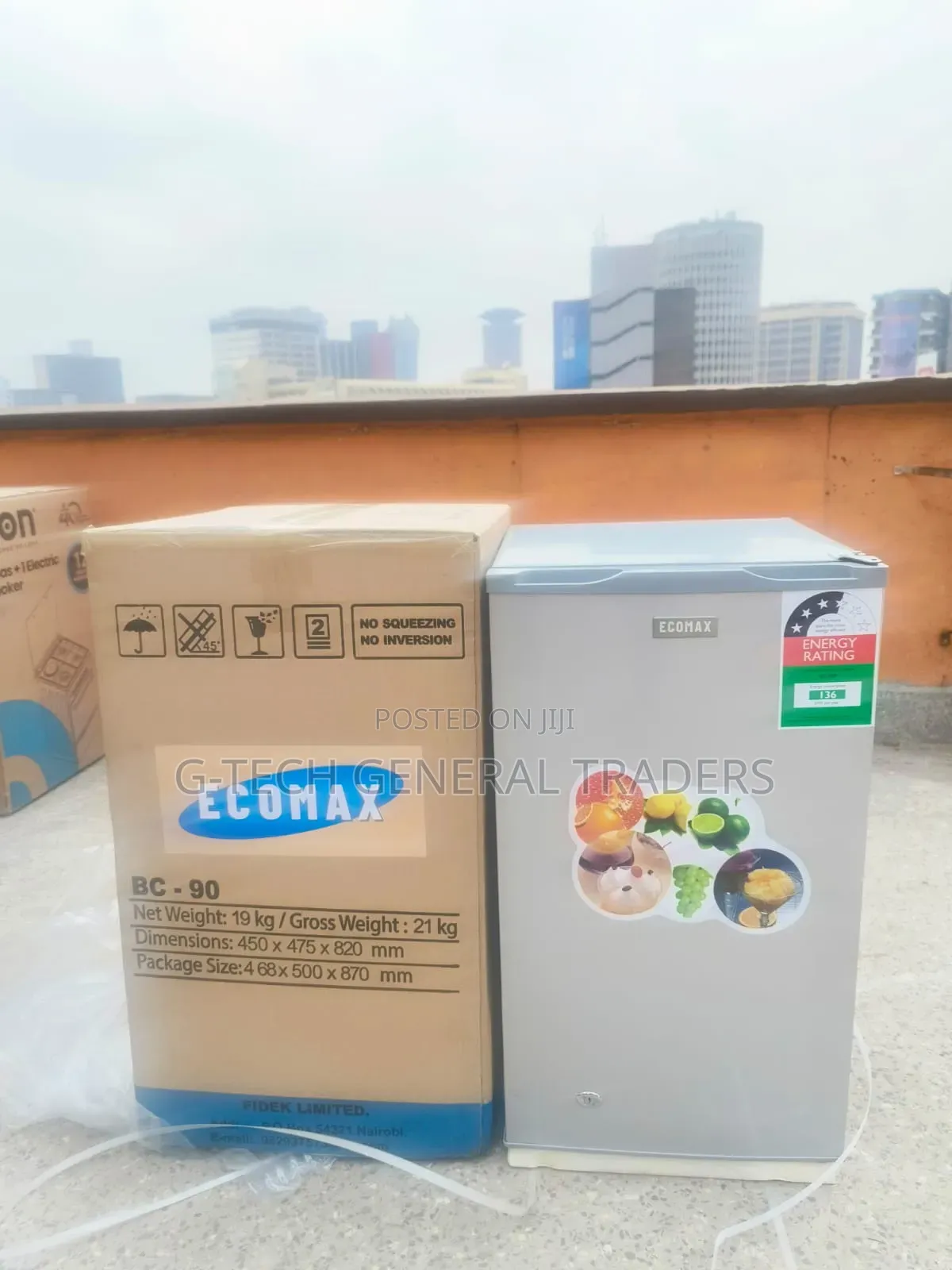 Fridge! Ecomax Single Door Defrost Refrigerator-90l