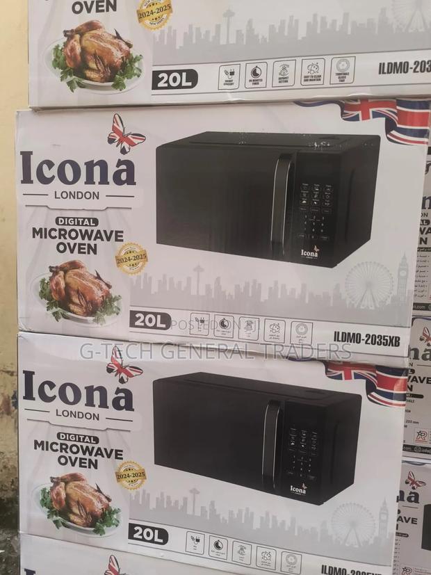 Microwave!Icona 20l Digital Microwave Oven-black - main view