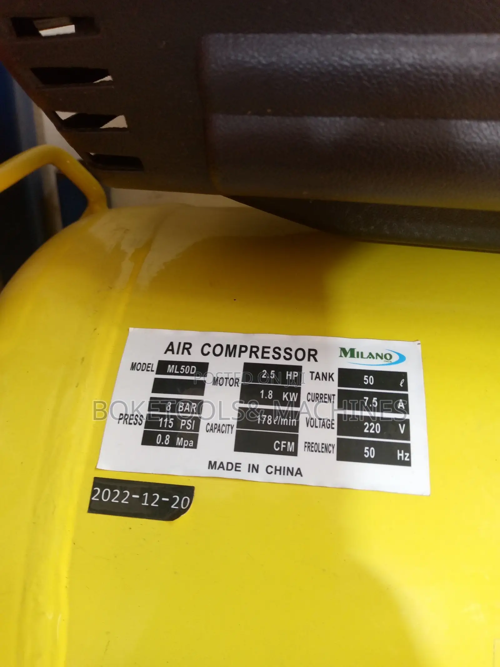 Milano Air Compressor 50l