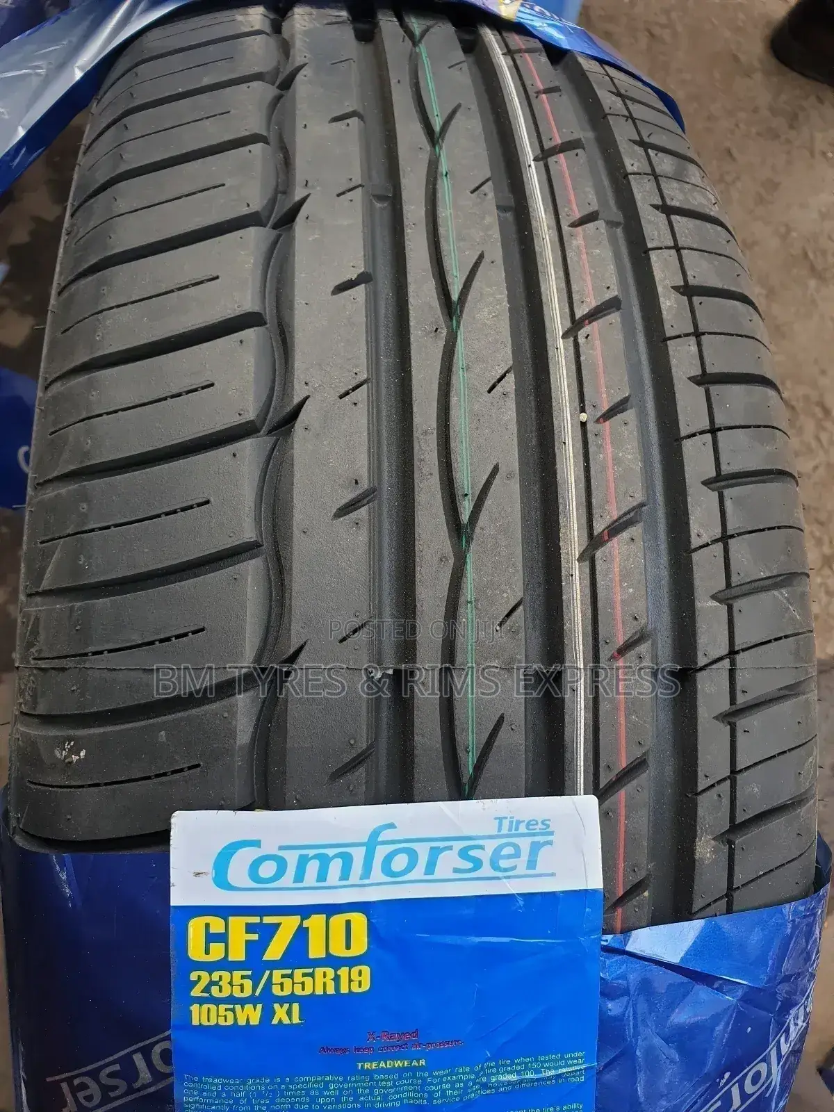 235 /55 R19 Comforser TYRES.