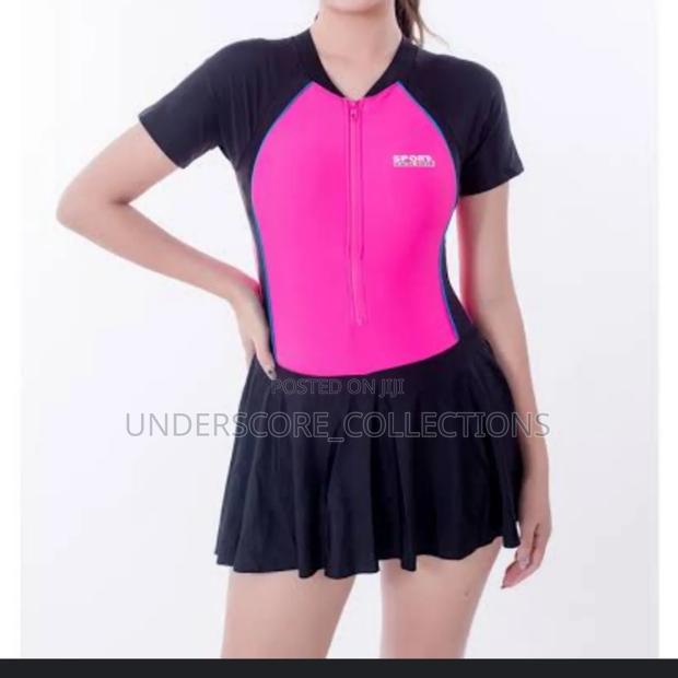 Classy Ladies Swim Suit Without Exposure Longsleeved - main view