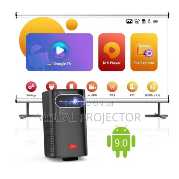 Mini Battery Projector Google Tv ( Netflix Certified )
