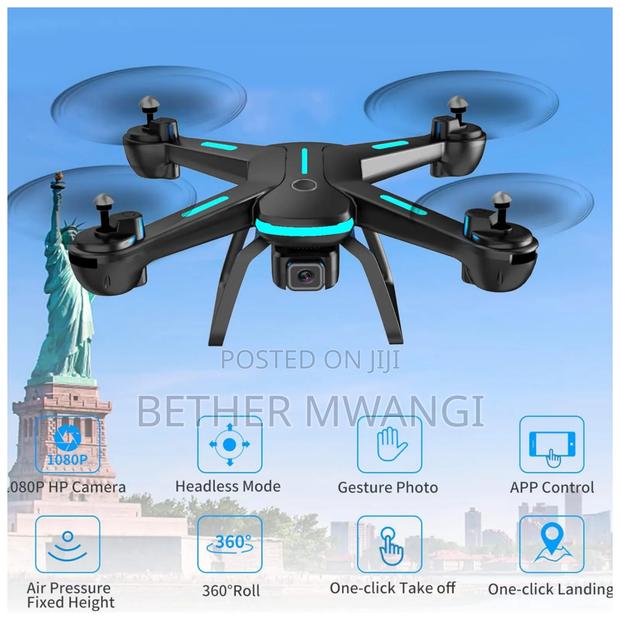 JY03 -1080p HD Camera Drone in Kenya. - thumbnail 4