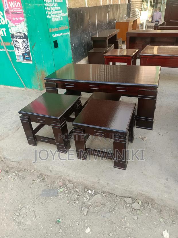 Set of Coffee Table, Dark Brown 