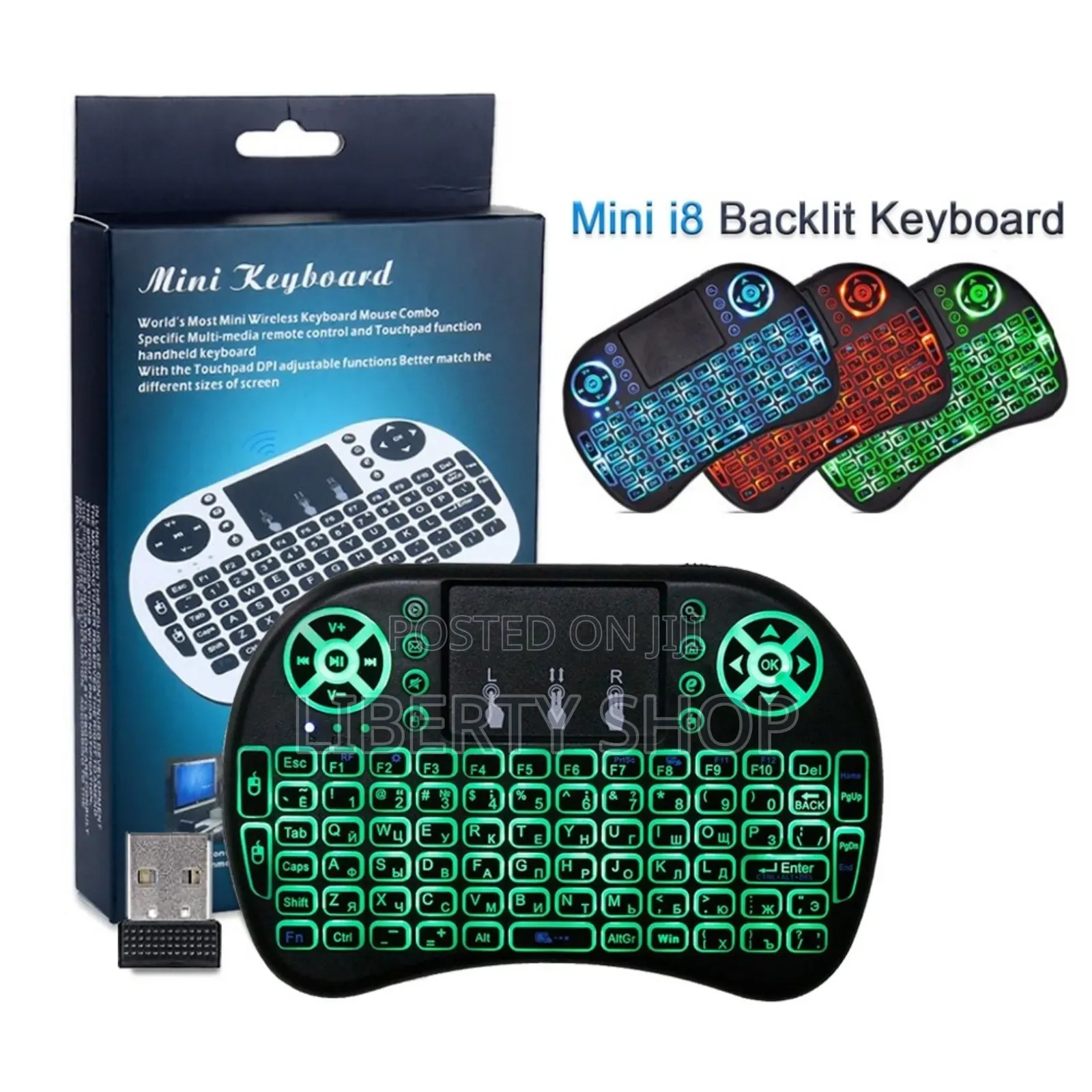 Universal Remote Control Mini Wireless Keyboard