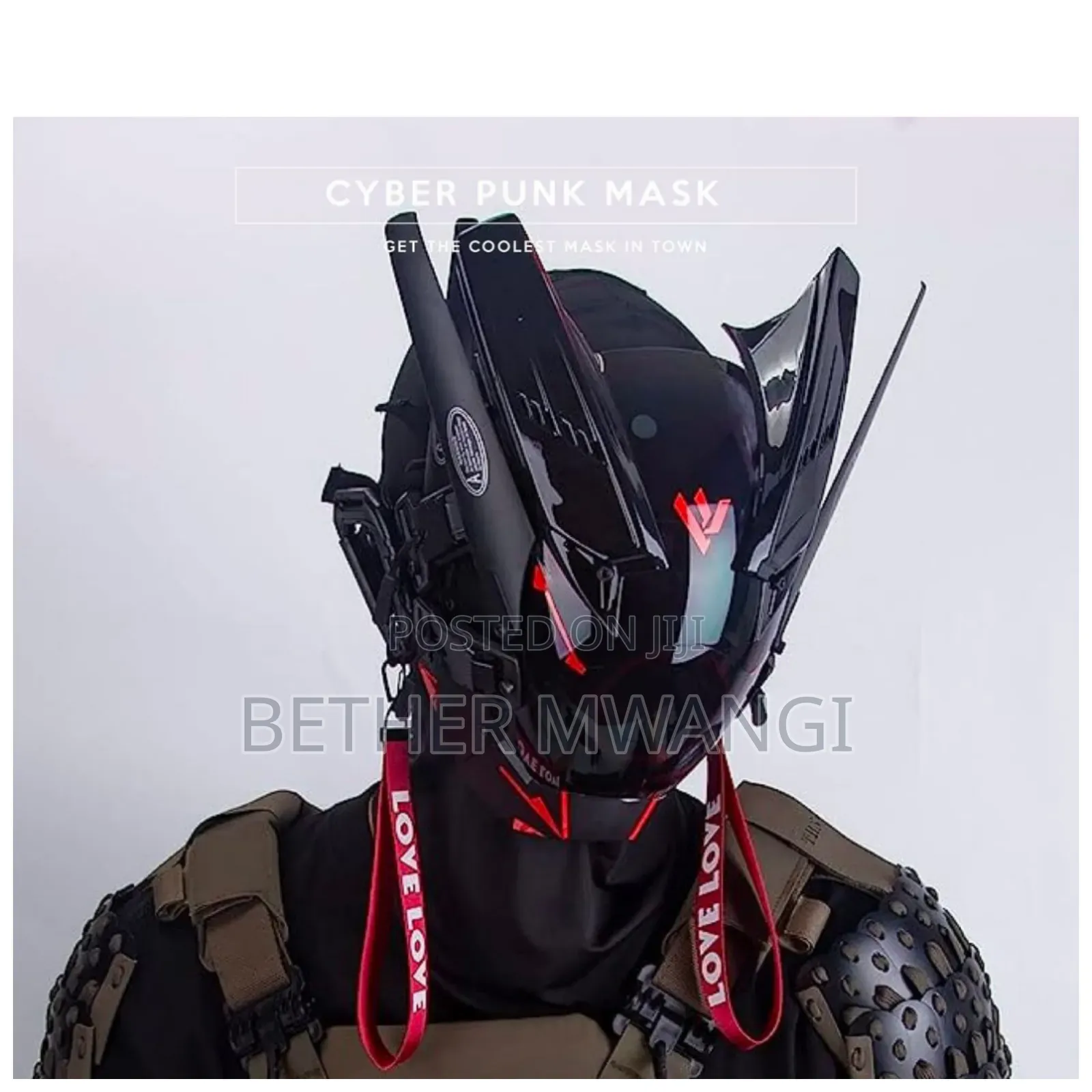 LIGUOGUO Futuristic Cyberpunk Mask Helmet in Kenya