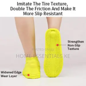 Antislip Waterproof Silicone Shoe Cover -Size M L