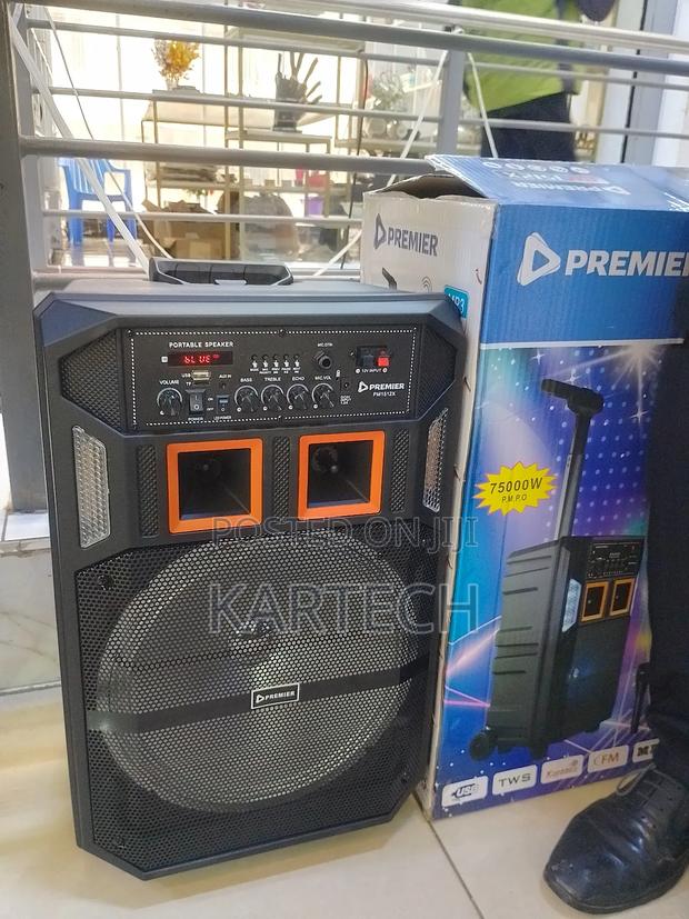 Premier 12" Rechargeable Trolley PA Speaker - main view
