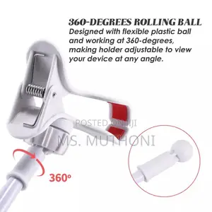 360 Degree Strong Flexible Goose Neck Phone Holder Clip